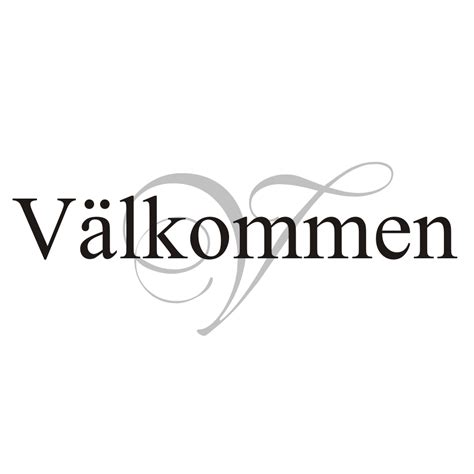Välkommen! .